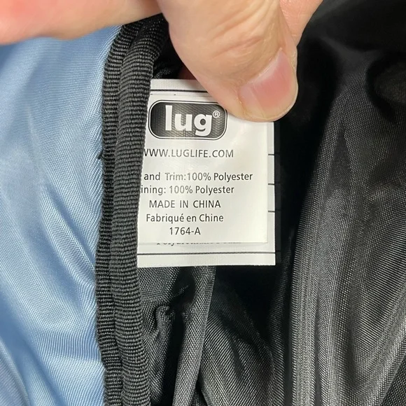 Brand New Lug Jockey Hanging Garment Bag in Black Moon Ice - Picture 7 of 14